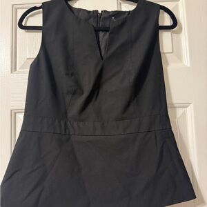 Ann Taylor Factory Black Sleeveless Top